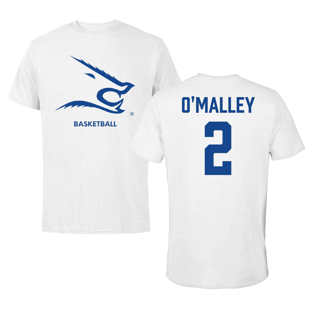 Texas A&M University-Kingsville Basketball (W) White Tee - #2 Alyssa O'Malley