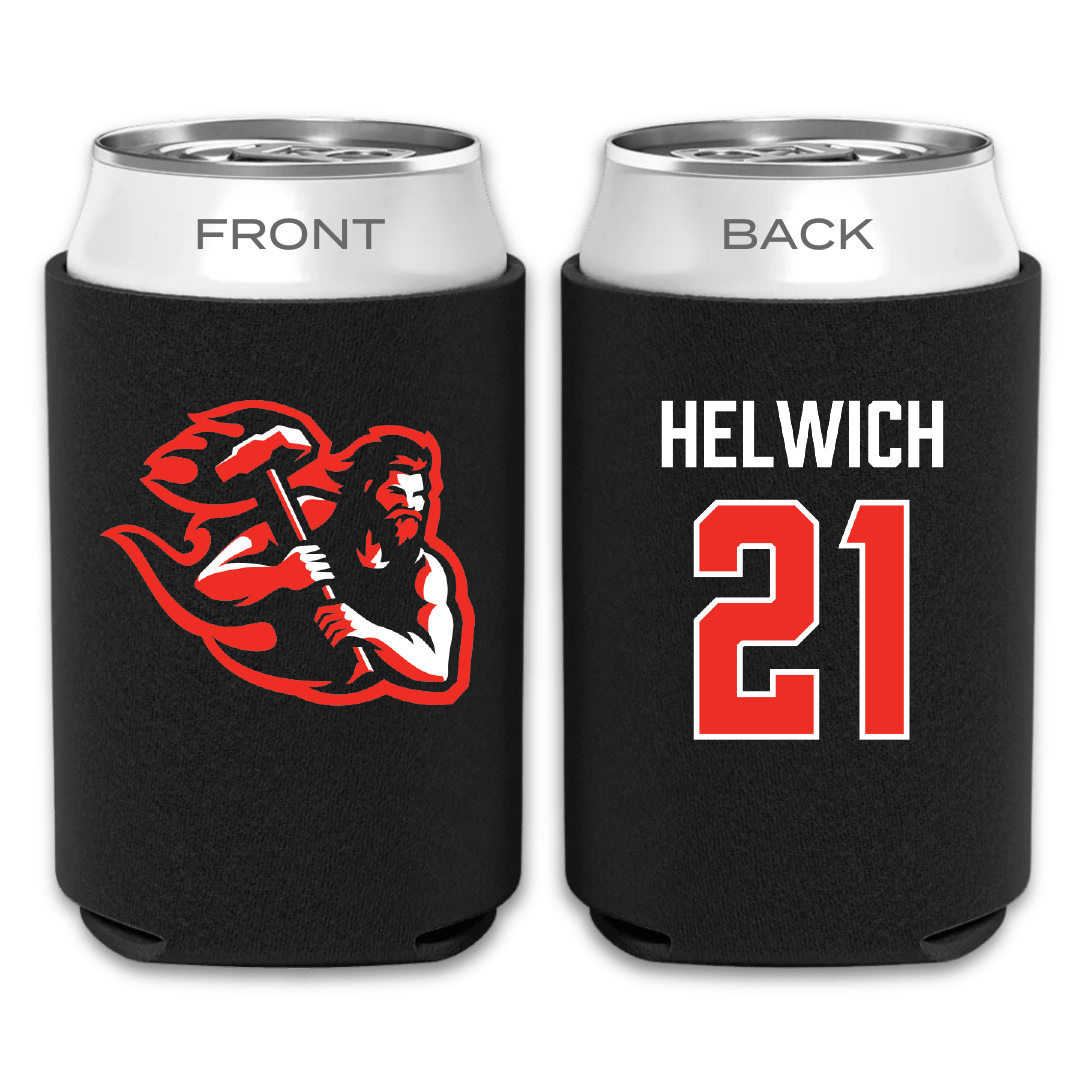 PennWest California Baseball Black Can Cooler - #21 Chad Helwich