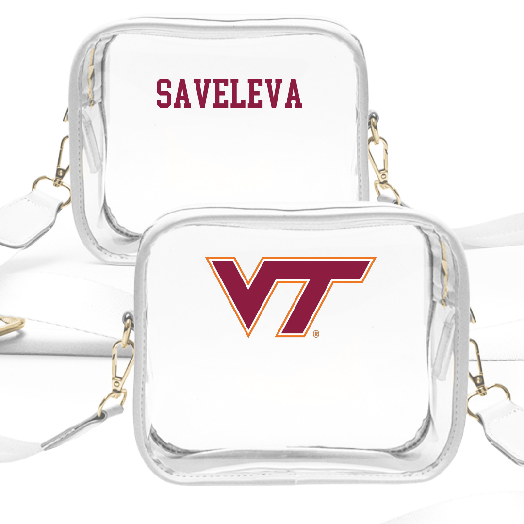 Virginia Tech Dance White Clear Stadium Bag - Katya Saveleva
