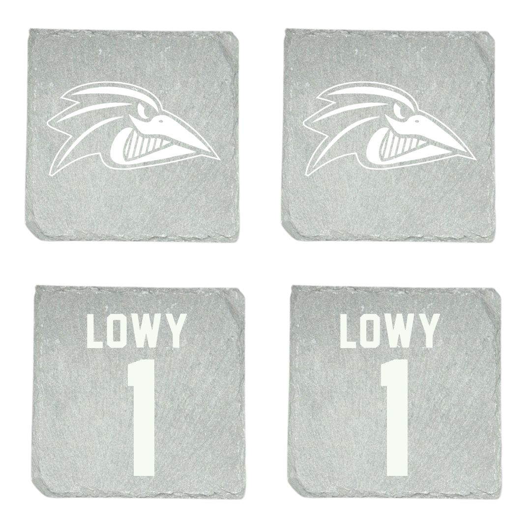Franklin Pierce University Lacrosse (W) Stone Coaster (4 Pack)  - #1 Tovah Lowy