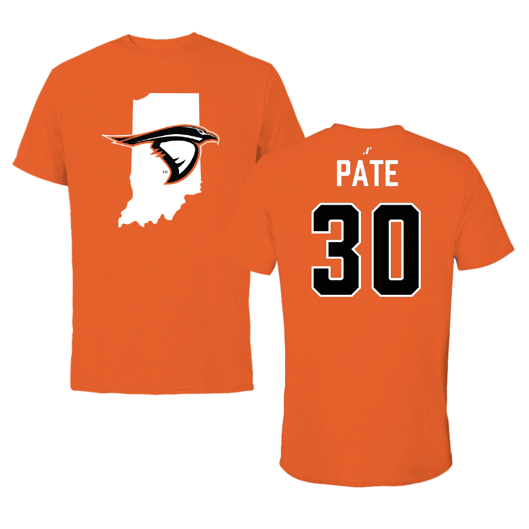 Anderson University (Indiana) Basketball (W) Orange State Tee - #30 Ashley Pate