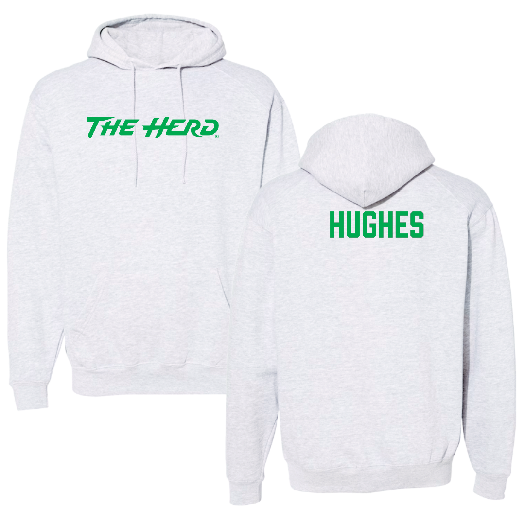 Marshall University TF and XC Light Gray Hoodie - Ryan Hughes