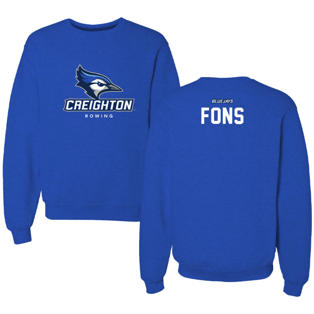 Creighton University Rowing Blue Crewneck - Ruari Fons