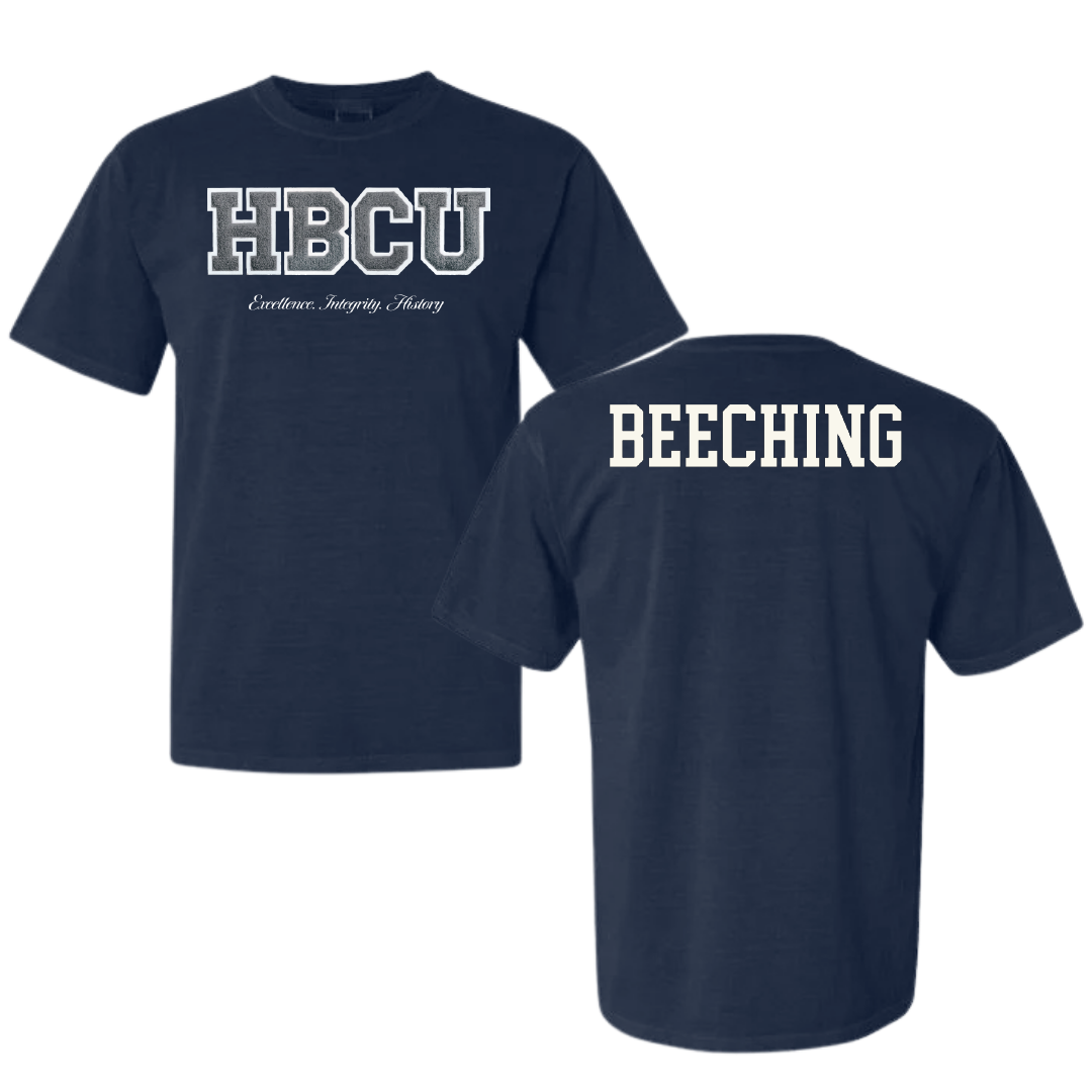 Jackson State University Golf (W) Navy HBCU Varsity Comfort Colors Tee - Maddy Beeching