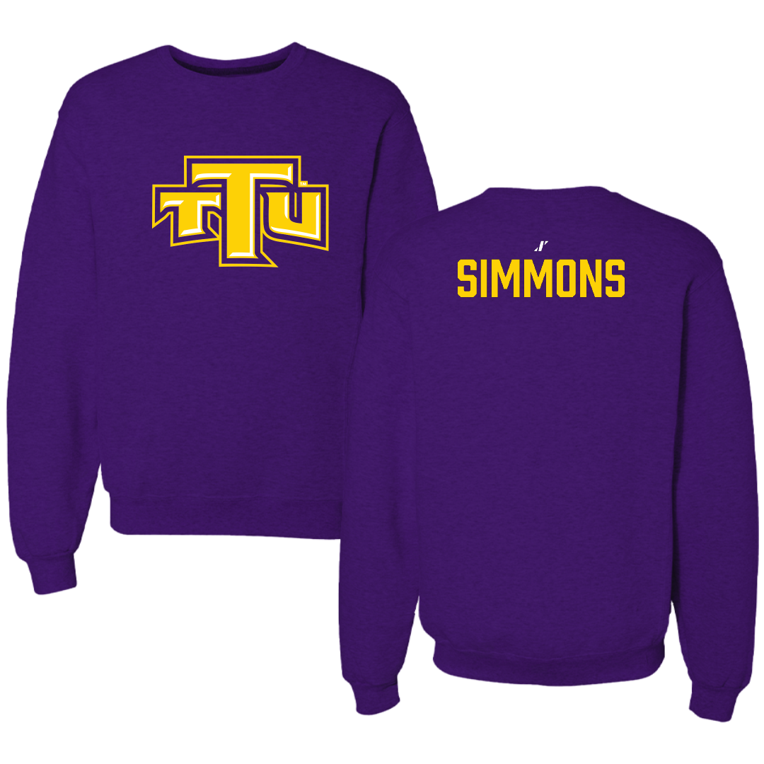 Tennessee Technological University Cheer Purple Crewneck - Aiden Simmons