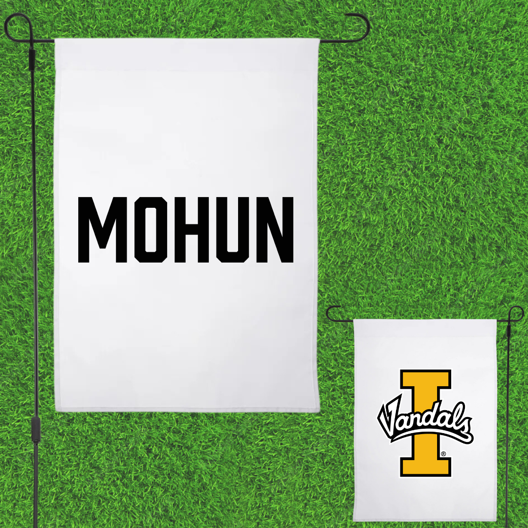 University of Idaho Golf (M) White Garden Flag - Aaron Mohun