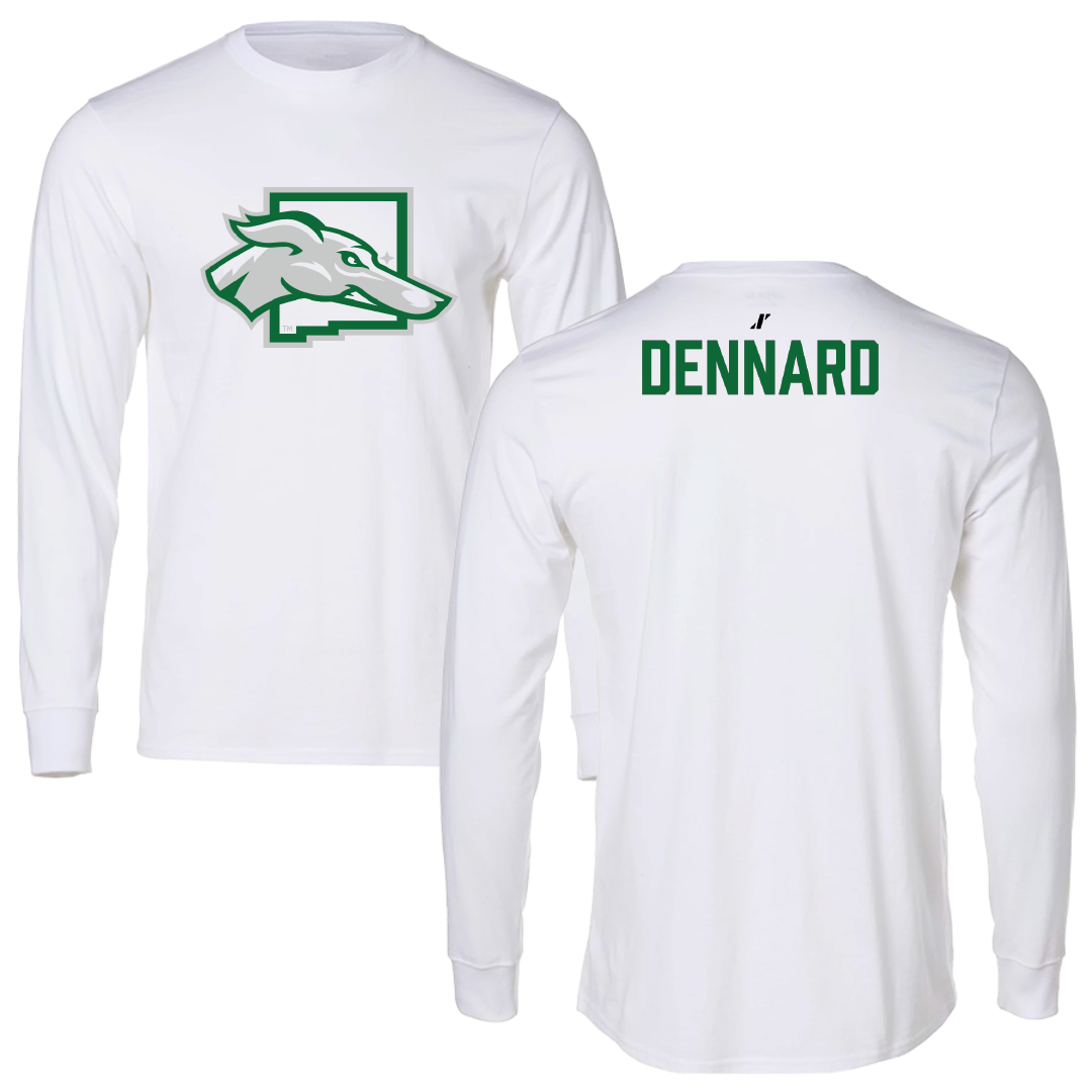 Eastern New Mexico University TF and XC White Long Sleeve - Trevon Dennard