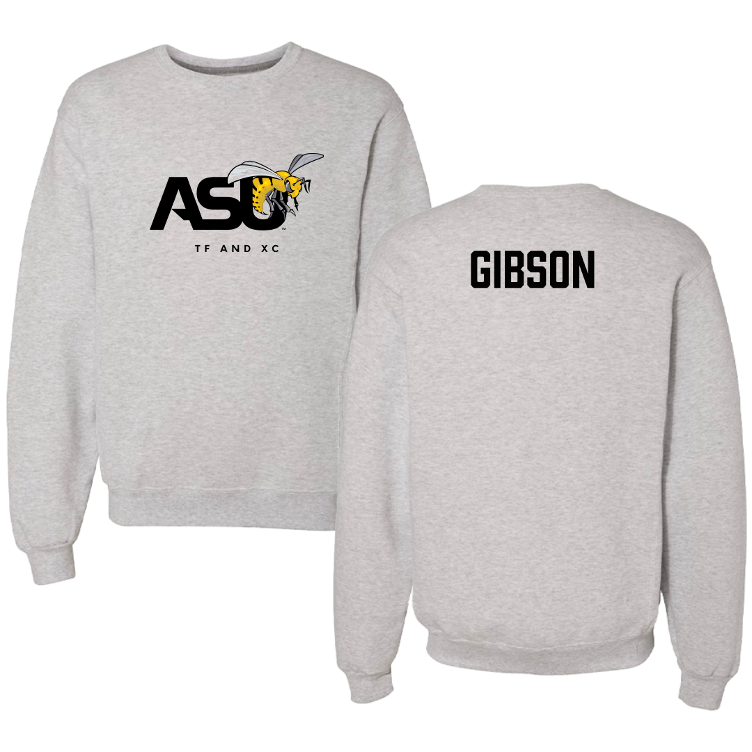 Alabama State University TF and XC Light Gray Crewneck - Daylin Gibson