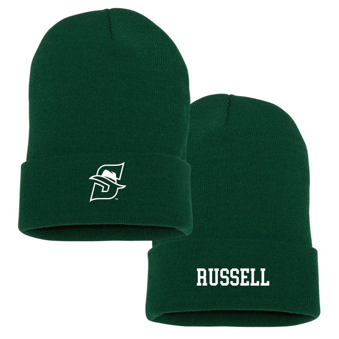 Stetson University Baseball University Green Beanie - #1 Landon Russell