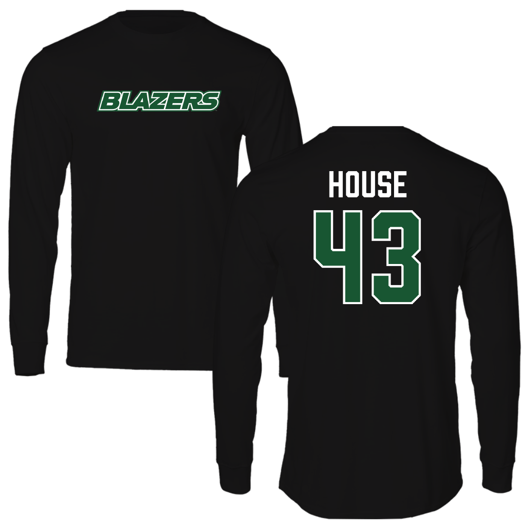 University of Alabama at Birmingham Baseball Black Performance Long Sleeve - #43 Brooks House