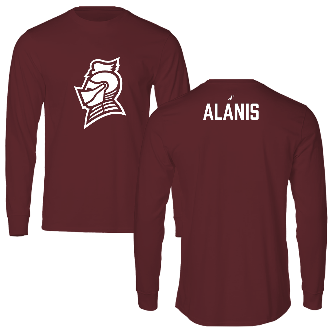 Bellarmine University Wrestling Maroon Long Sleeve - Anthony Alanis
