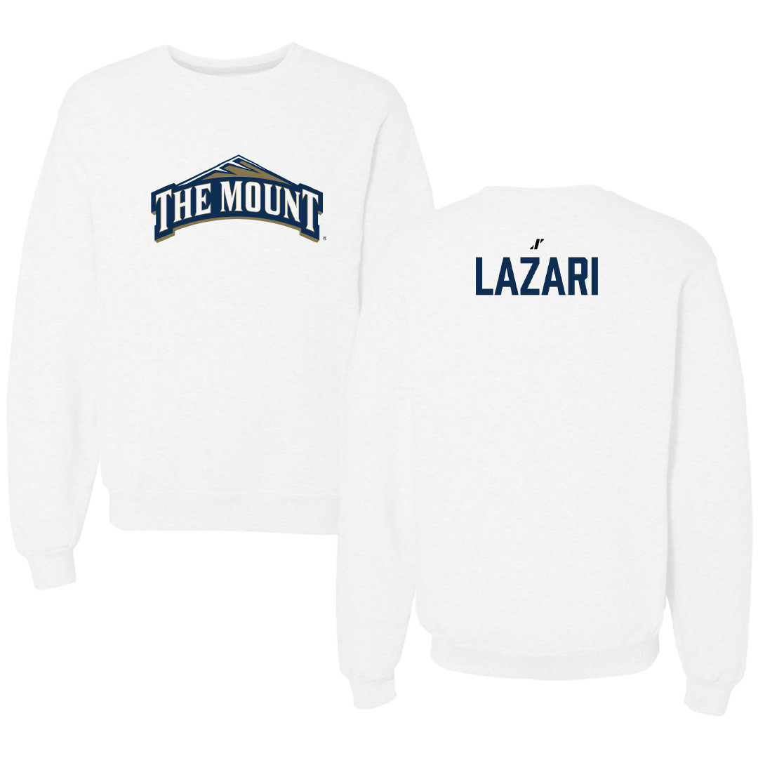 Mount St. Mary's University Swimming & Diving White Crewneck - Christina Lazari