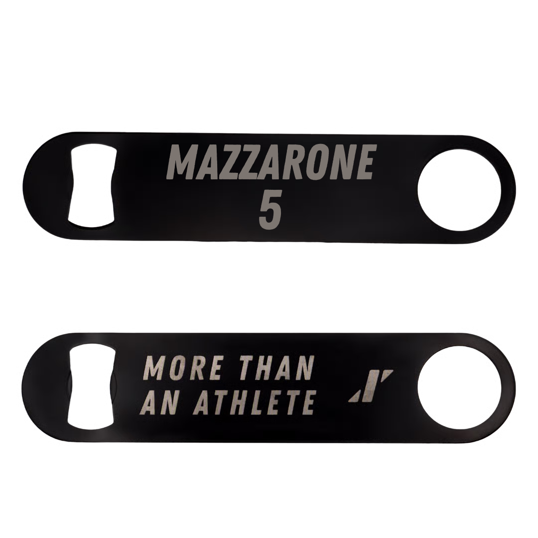Softball Black Bottle Opener - #5 Emma Mazzarone