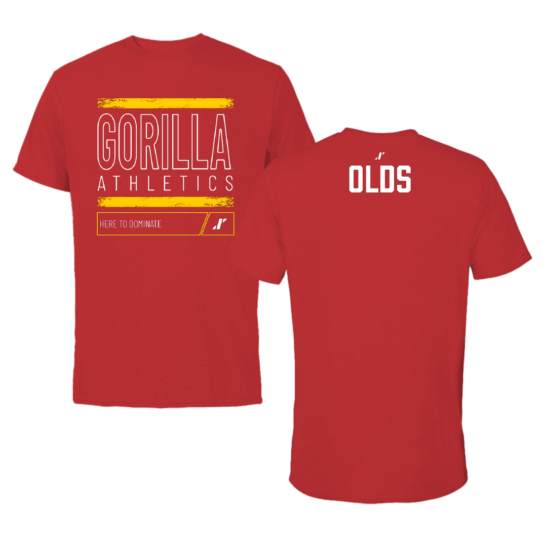 Pittsburg State University TF and XC Red Dominate Performance Tee - Madi Olds