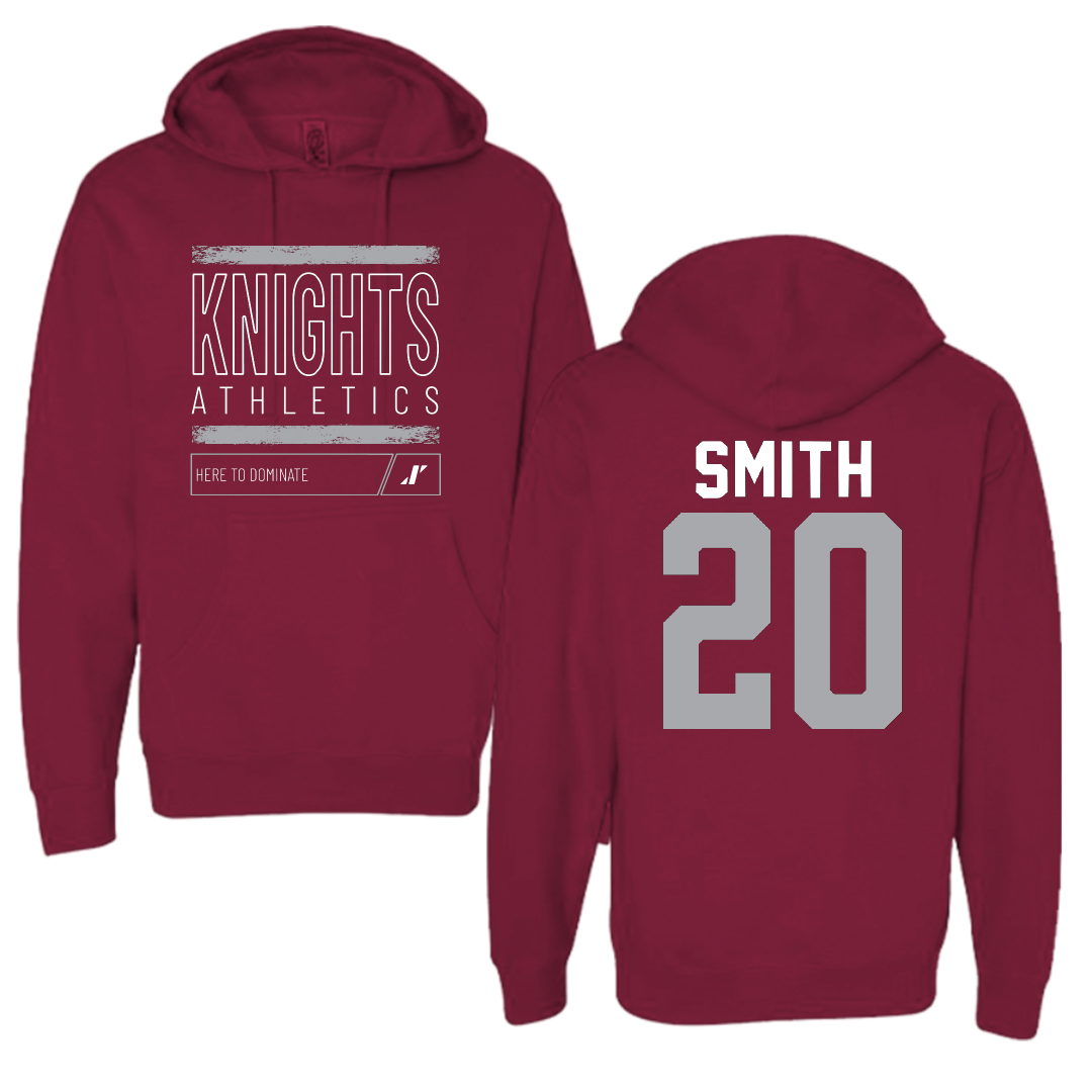 Bellarmine University Soccer Maroon Dominate Hoodie - #20 Shelby Smith