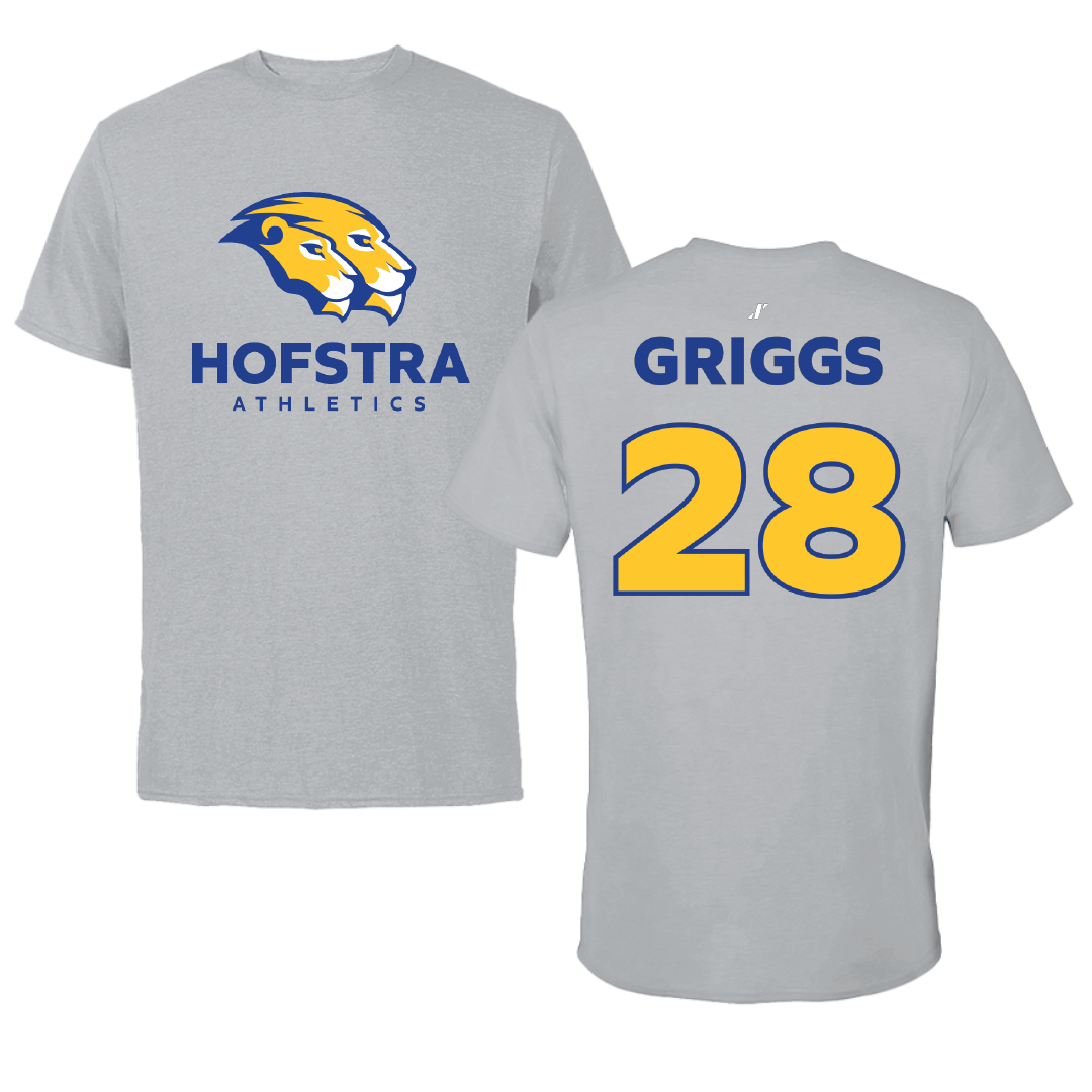 Hofstra University Baseball Sport Gray Tee - #28 CJ Griggs