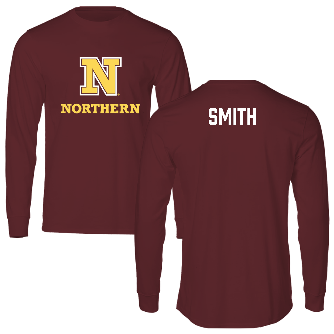 Northern State University Football Maroon Long Sleeve - Harrison Smith