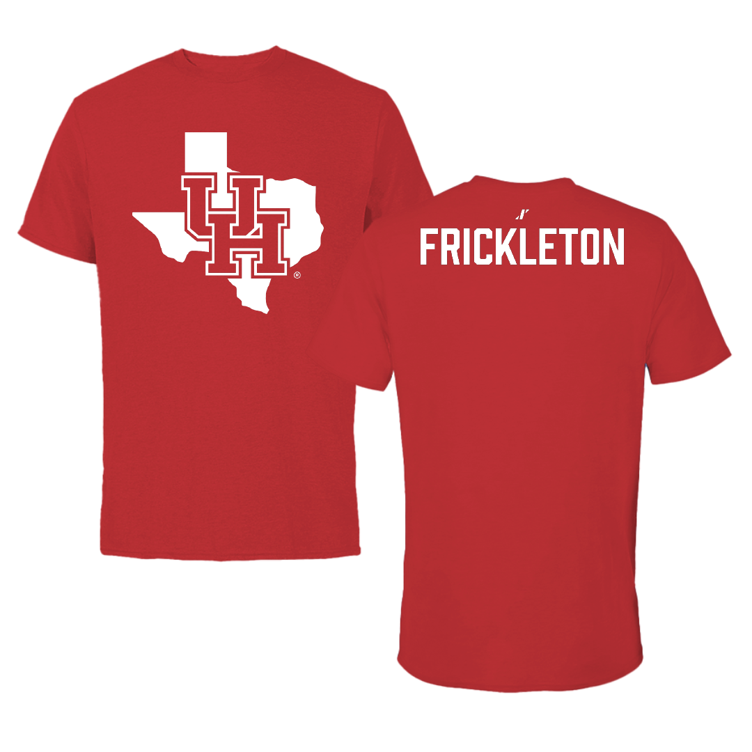 University of Houston Swimming & Diving Red State Performance Tee - Aneshka Frickleton