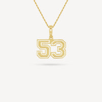 Gold Presidents Pendant and Chain - #53 Eli Bertz