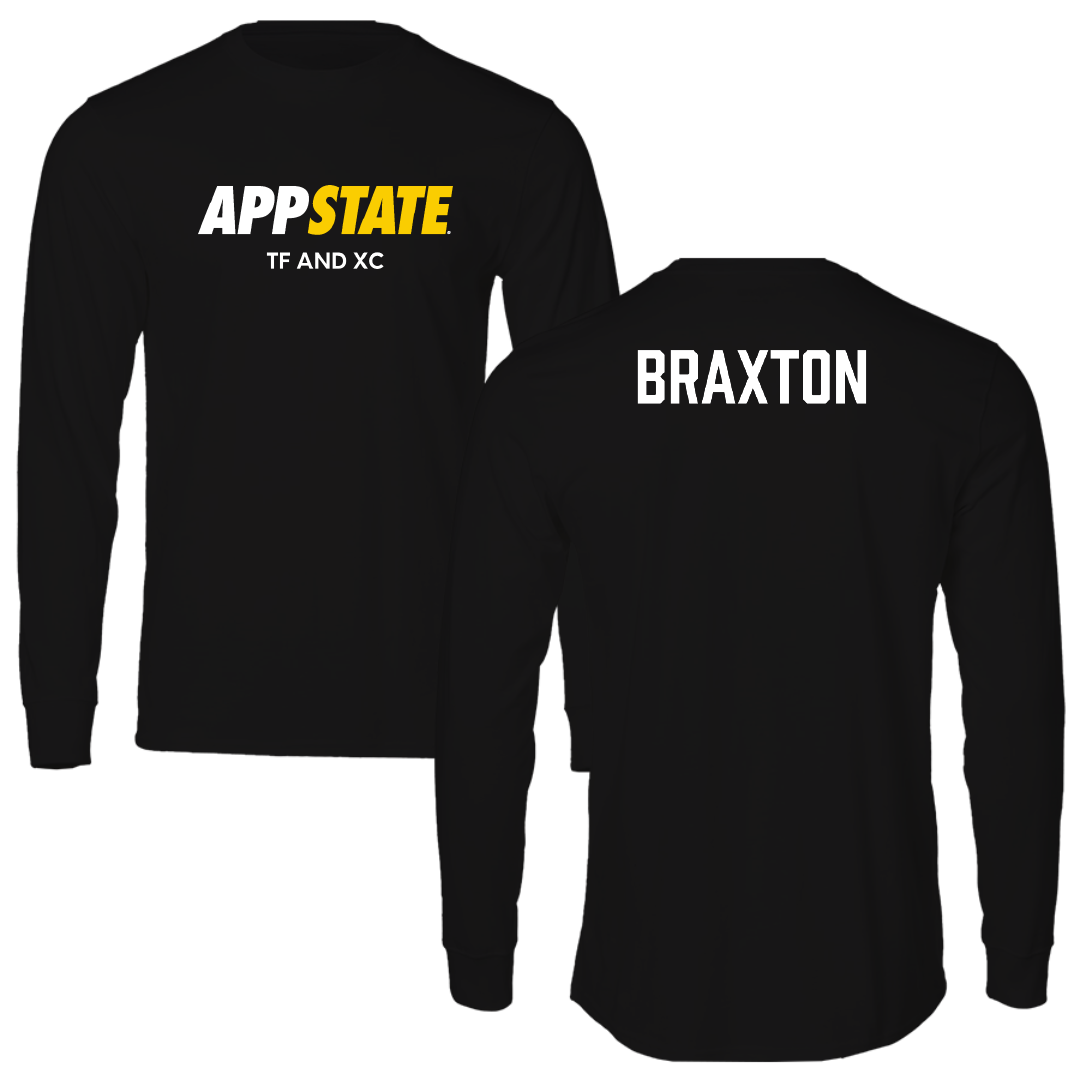 Appalachian State University TF and XC Black Block Long Sleeve - Alana Braxton