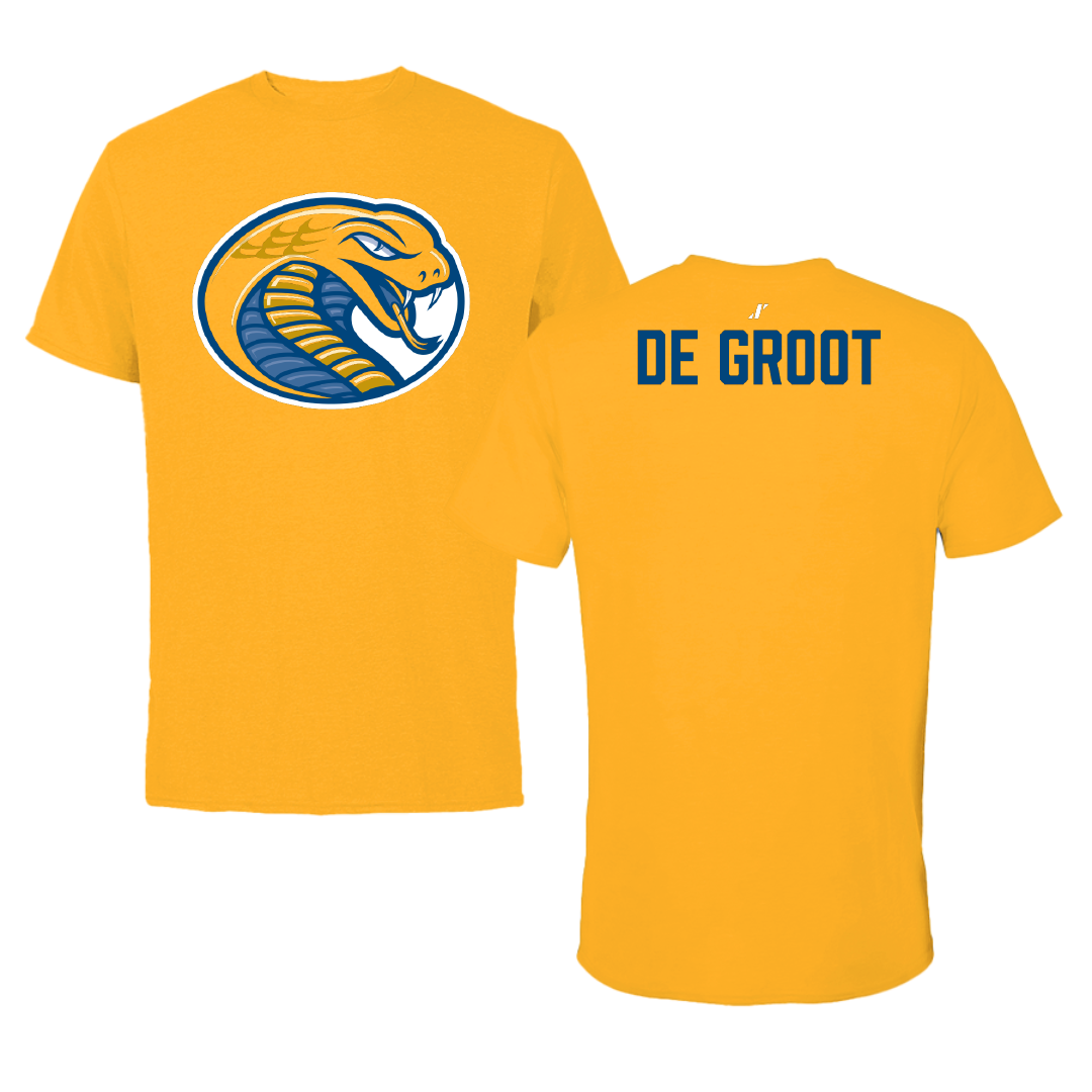 Coker University Tennis (M) Gold Performance Tee - Noah De Groot