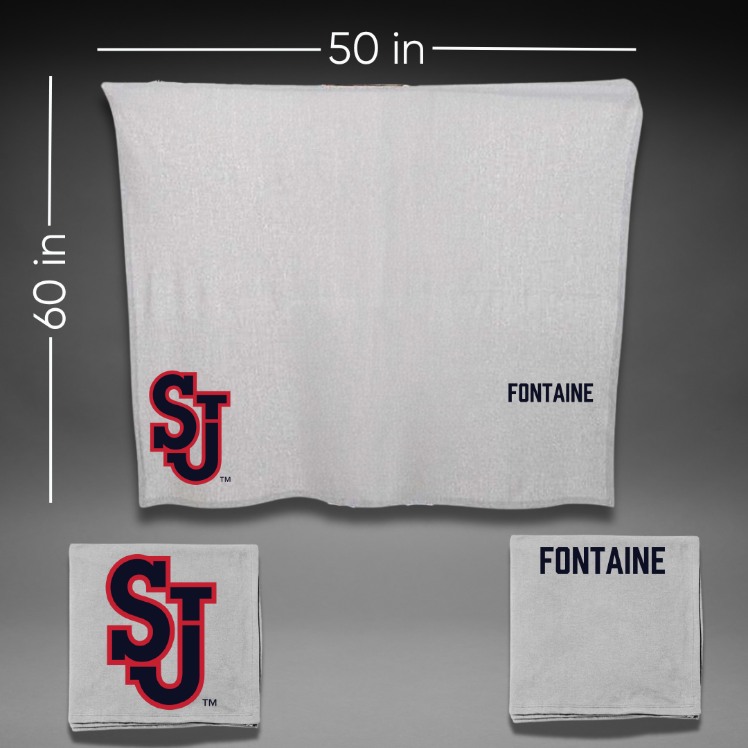 St. John's University (New York) Baseball Gray Blanket - Brighton Fontaine