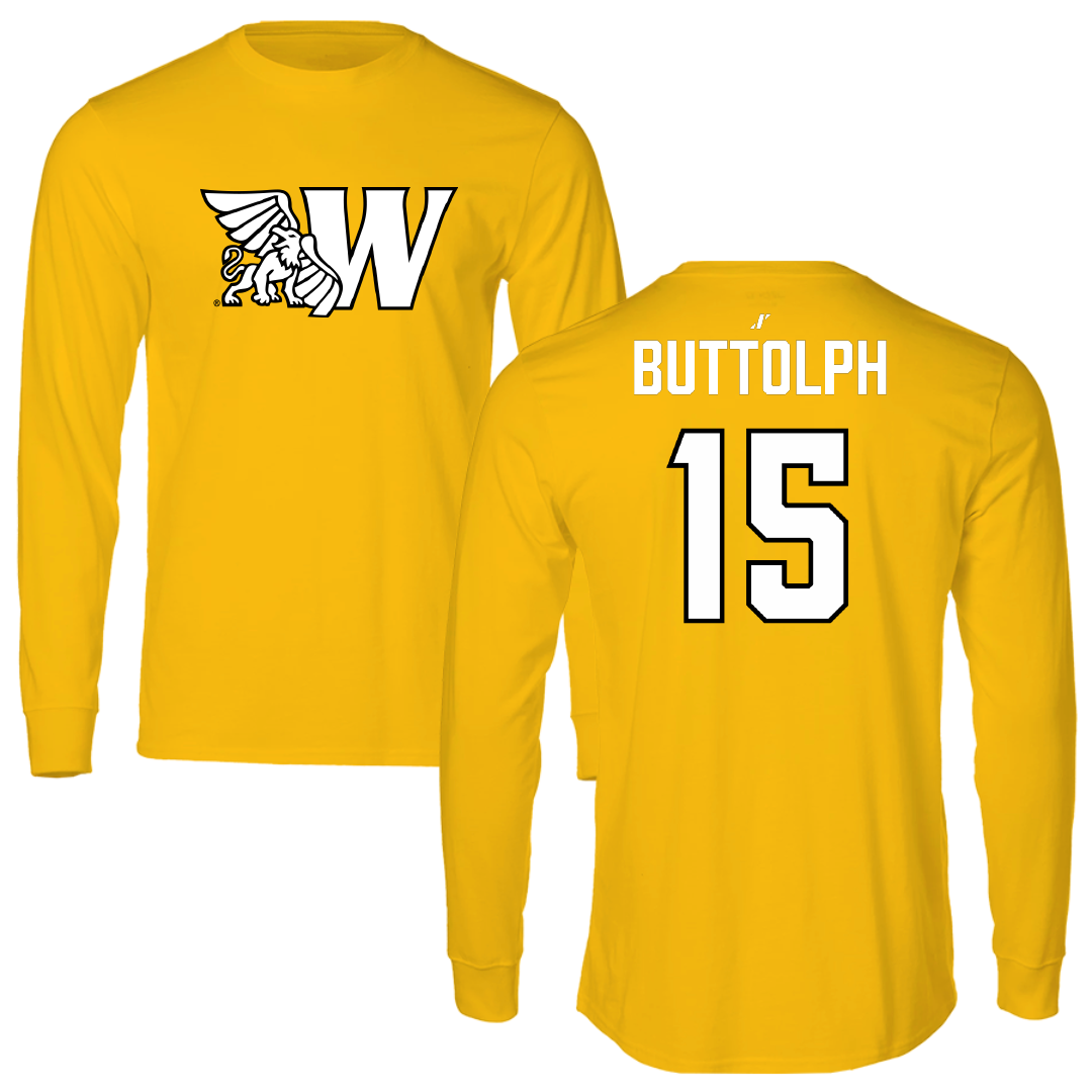 Missouri Western State University Soccer Gold Performance Long Sleeve - #15 Brookelyn Buttolph