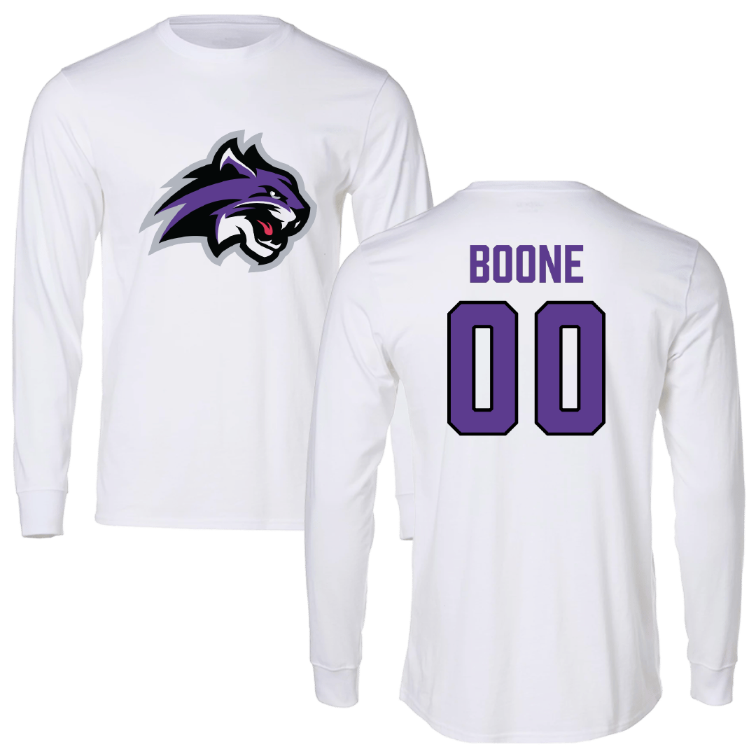 Wiley University Softball White Long Sleeve - #00 Kyrra Boone