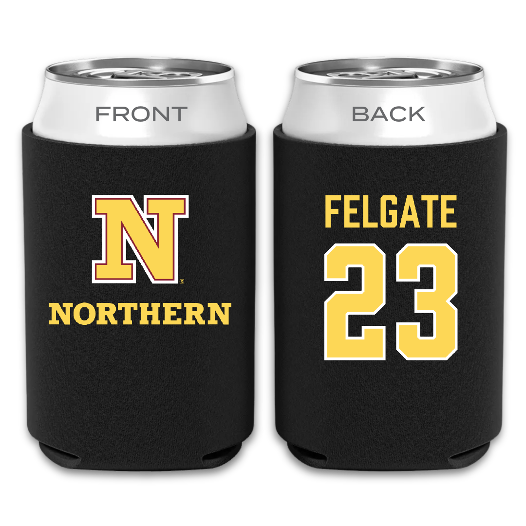 Northern State University Soccer (W) Black Can Cooler - #23 Molly Felgate