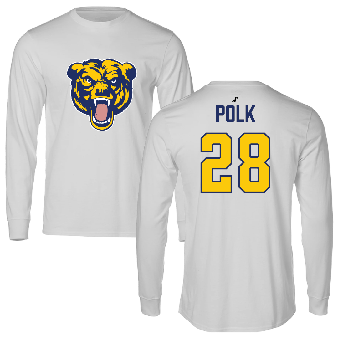 Carolina University Baseball Light Gray Long Sleeve - #28 Grant Polk