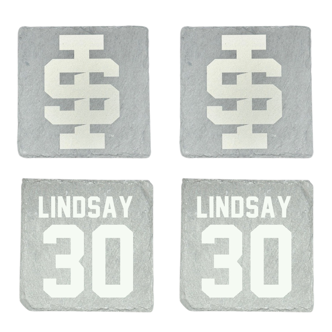 Idaho State University Football Stone Coaster (4 Pack)  - #30 Mike Lindsay