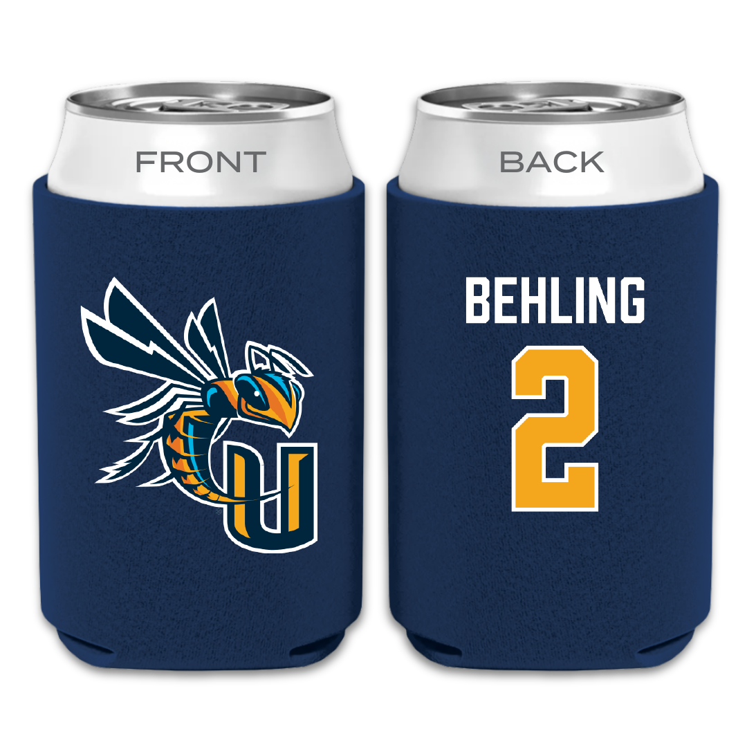 Cedarville University Basketball Navy Can Cooler - #2 Caitlin Behling