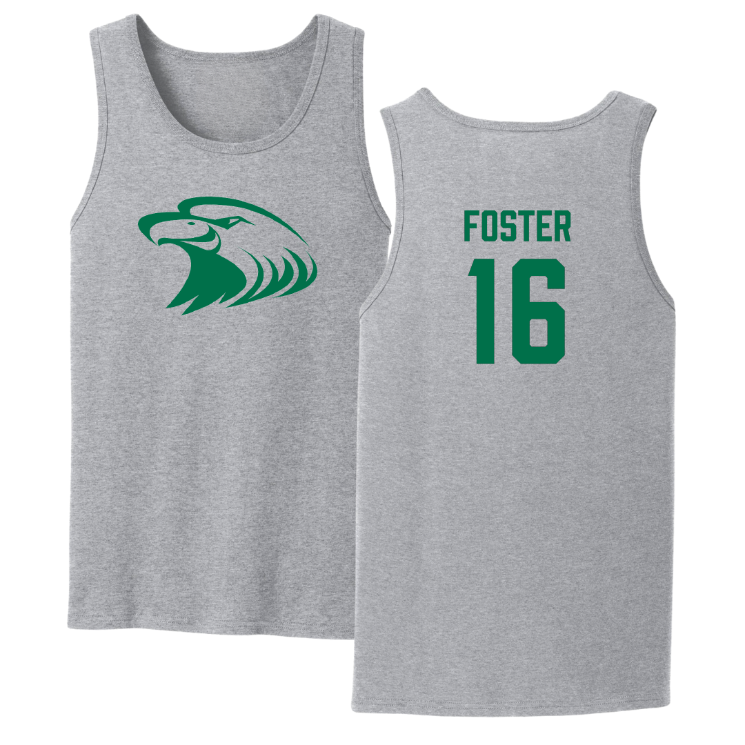 Central Methodist University Baseball Sport Gray Tank Top - #16 Dawson Foster