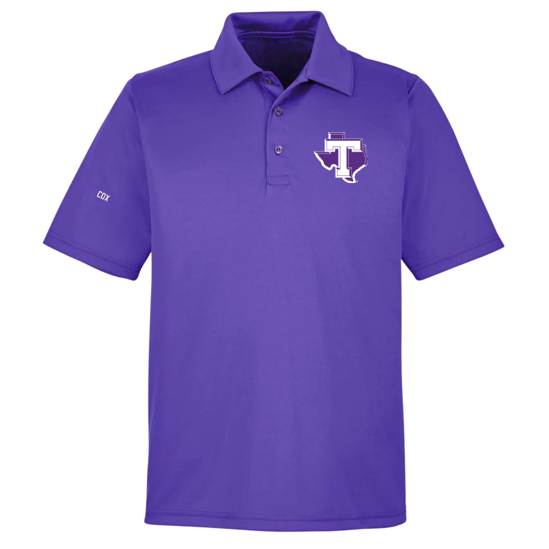 Tarleton State University TF and XC Purple Polo - CaTerrin Cox