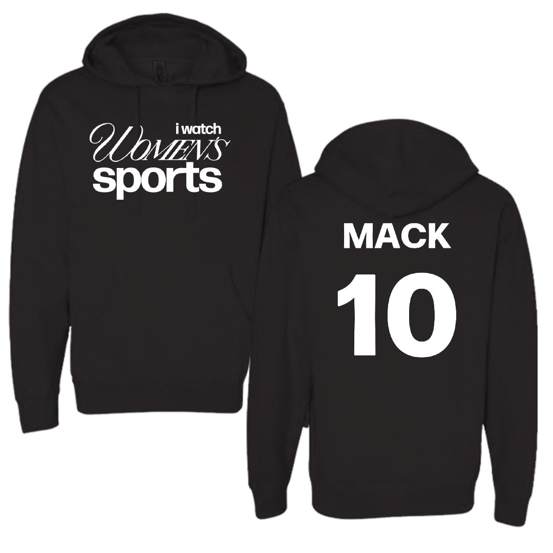 Metropolitan State University of Denver Soccer Black WHM Hoodie - #10 Madrid Mack