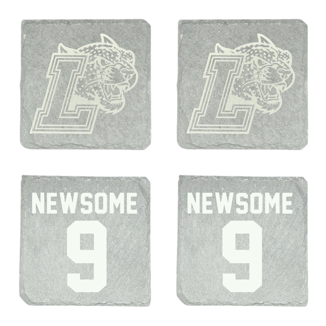 Lafayette College Football Stone Coaster (4 Pack)  - #9 Caleb Newsome