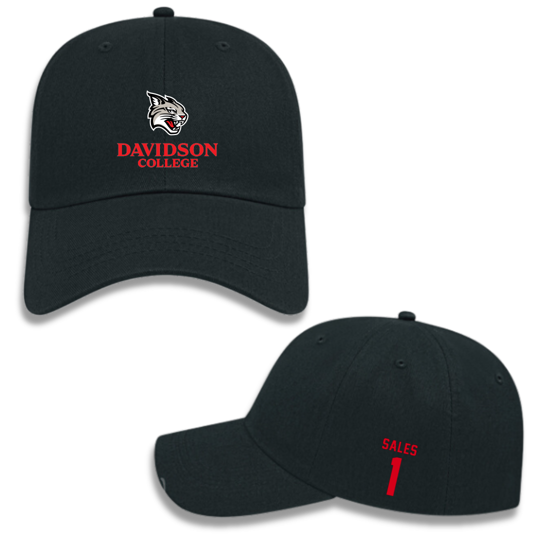 Davidson College Football Black Hat - #1 Jaleel Sales
