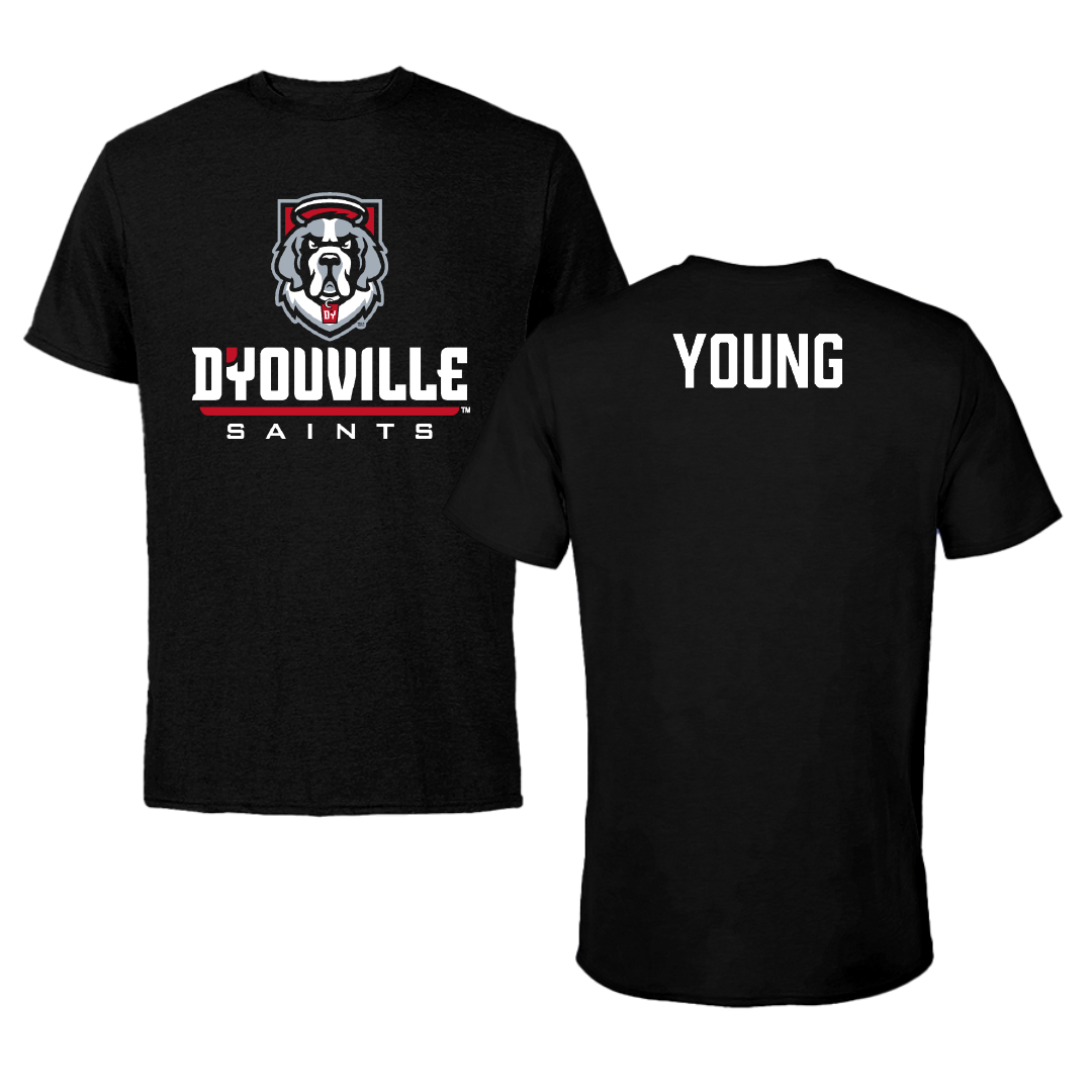 D'Youville University Wrestling (W) Black Performance Tee - Shaelie Young