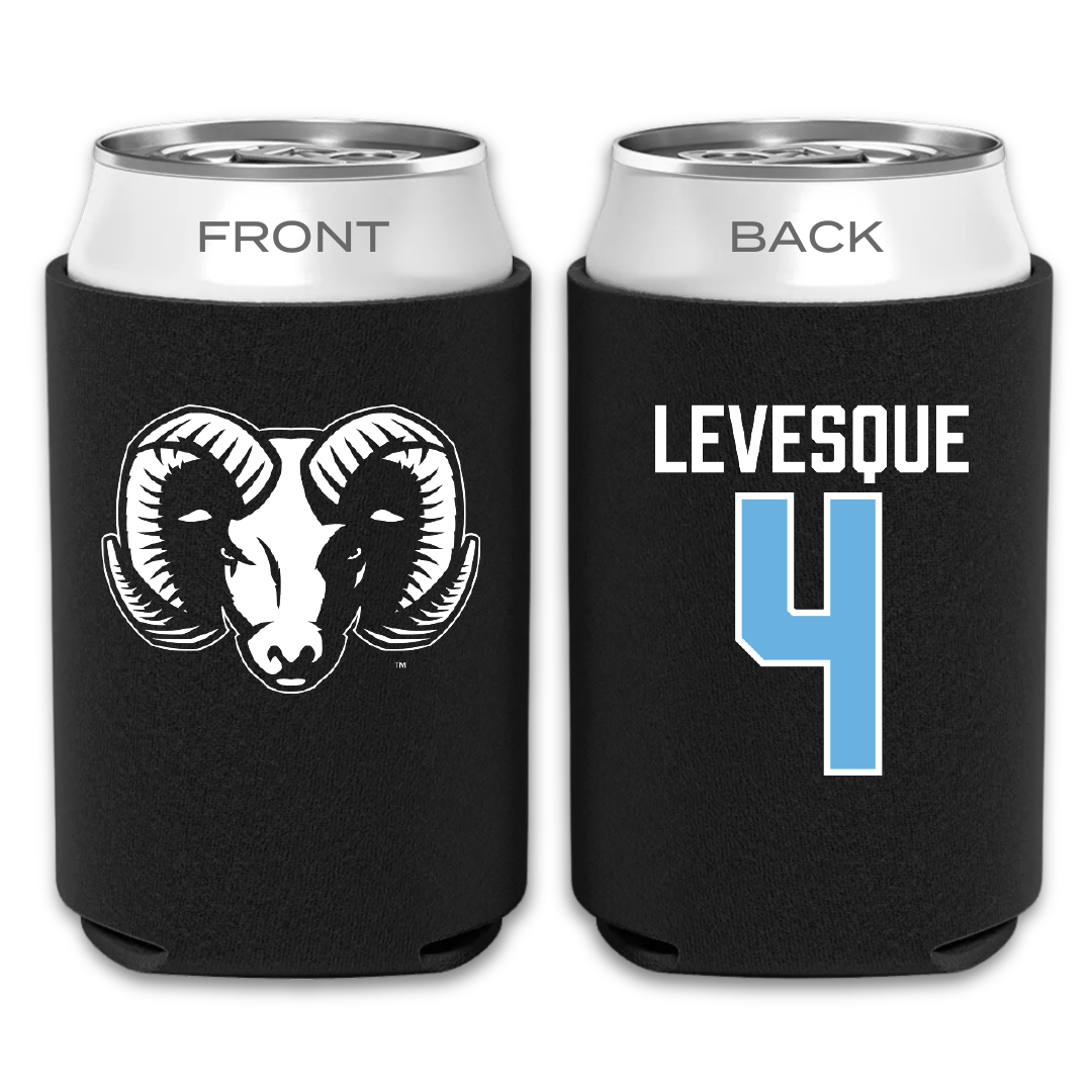 University of Rhode Island Baseball Black Can Cooler - #4 Trystan Levesque