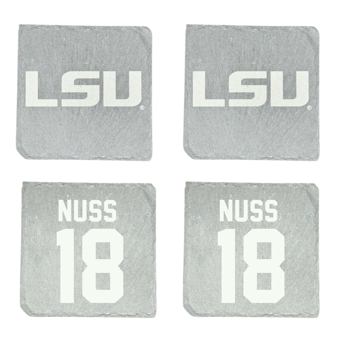 Louisiana State University Volleyball Stone Coaster (4 Pack)  - #18 Remi Nuss