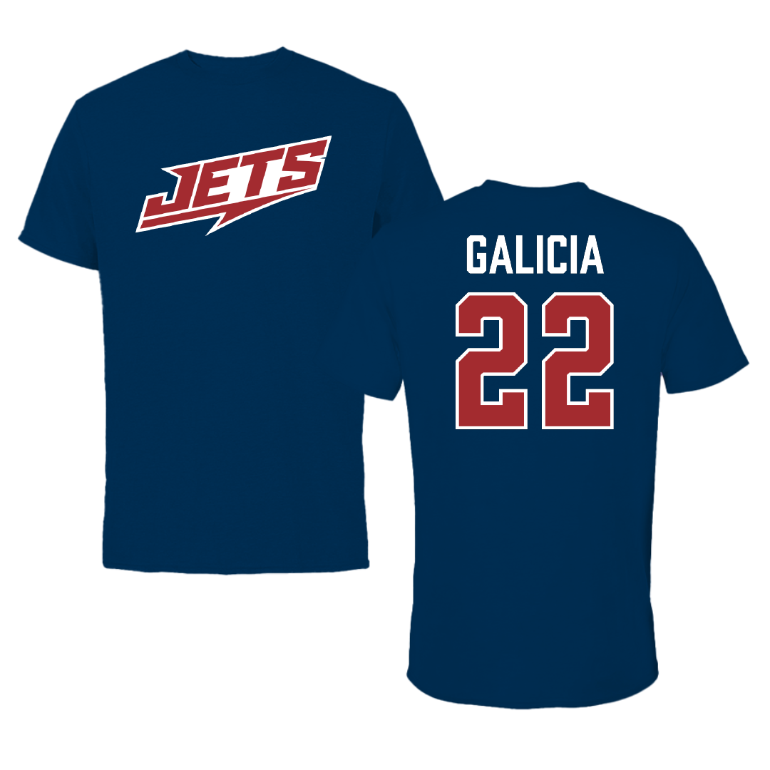 Newman University Bowling Navy Performance Tee - #22 Nathan Galicia