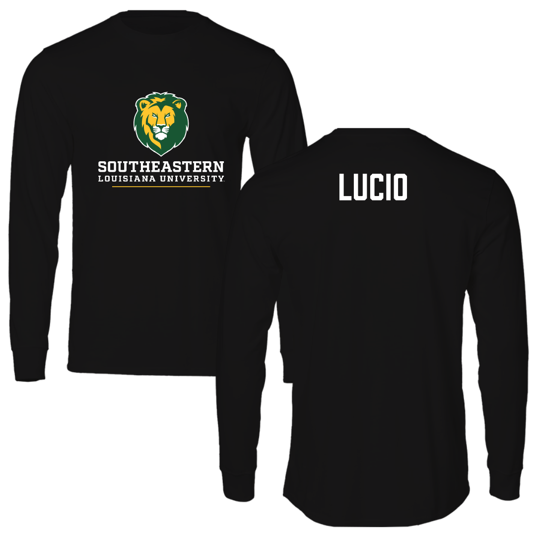 Southeastern Louisiana University Basketball Black Performance Long Sleeve - Emma Lucio