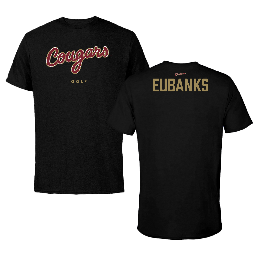 College of Charleston (South Carolina) Golf (M) Black Tee - Miles Eubanks