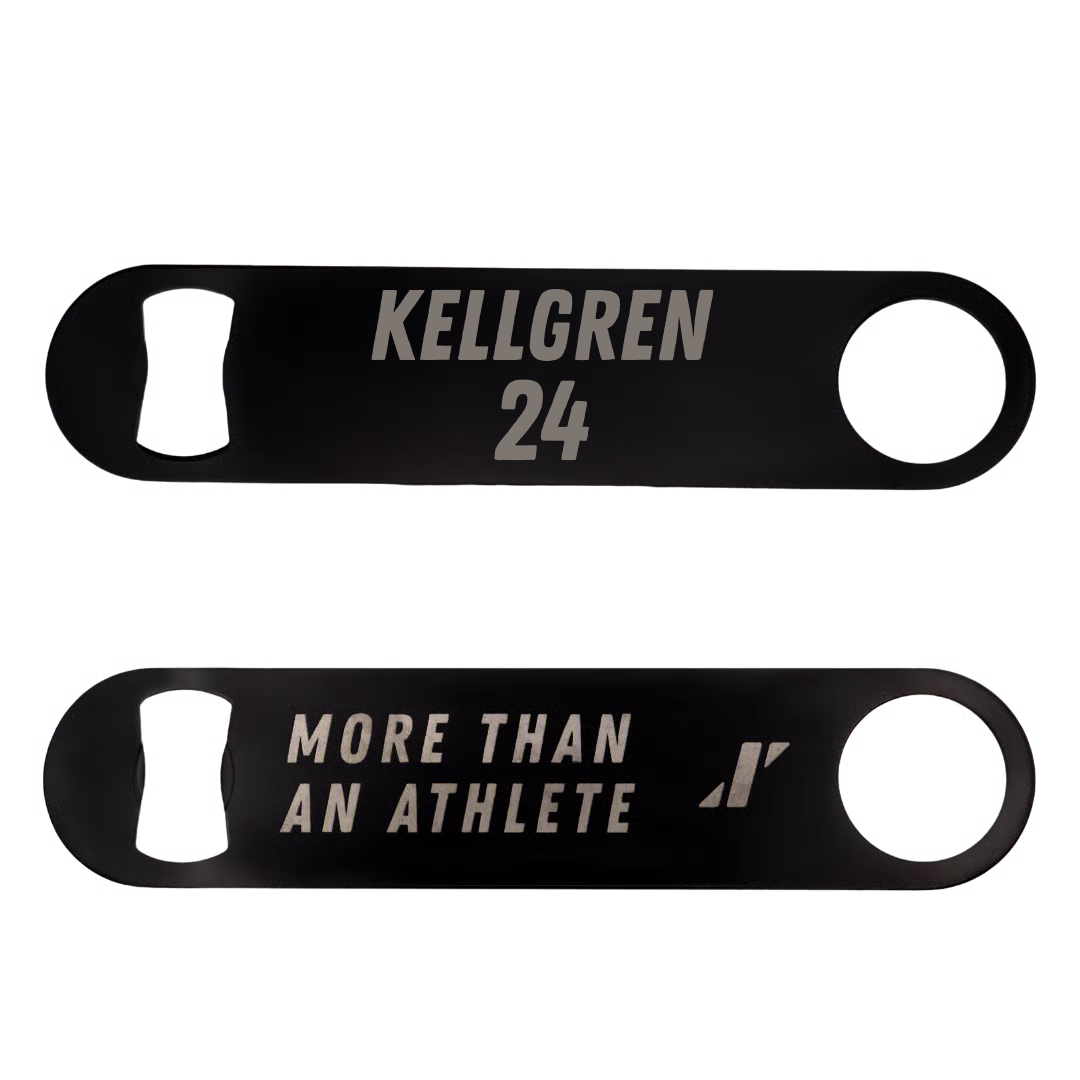 Baseball Black Bottle Opener - #24 Dawson Kellgren