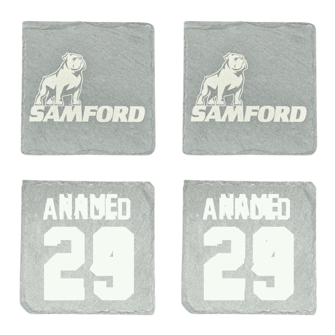 Samford University Baseball Stone Coaster (4 Pack)  - #29 Andrew Arnold