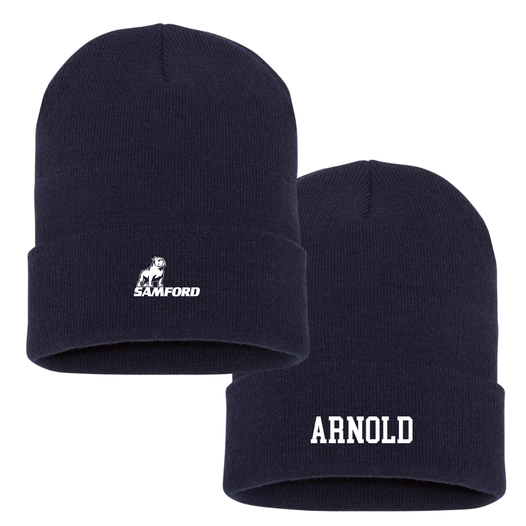 Samford University Baseball Navy Beanie - #29 Andrew Arnold