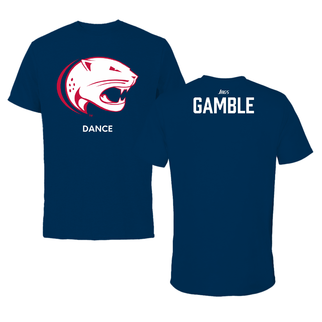 University of South Alabama Dance Navy Performance Tee - Maggie Gamble