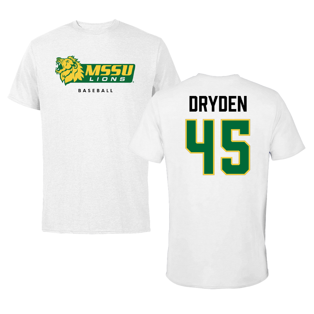 Missouri Southern State University Baseball White Tee - #45 Colton Dryden