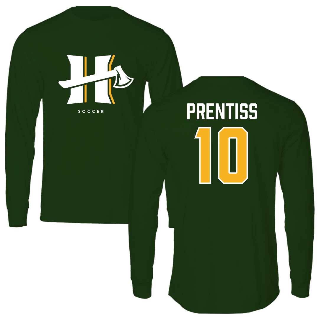 Cal Poly Humboldt Soccer Forest Green Long Sleeve - #10 Alia Prentiss