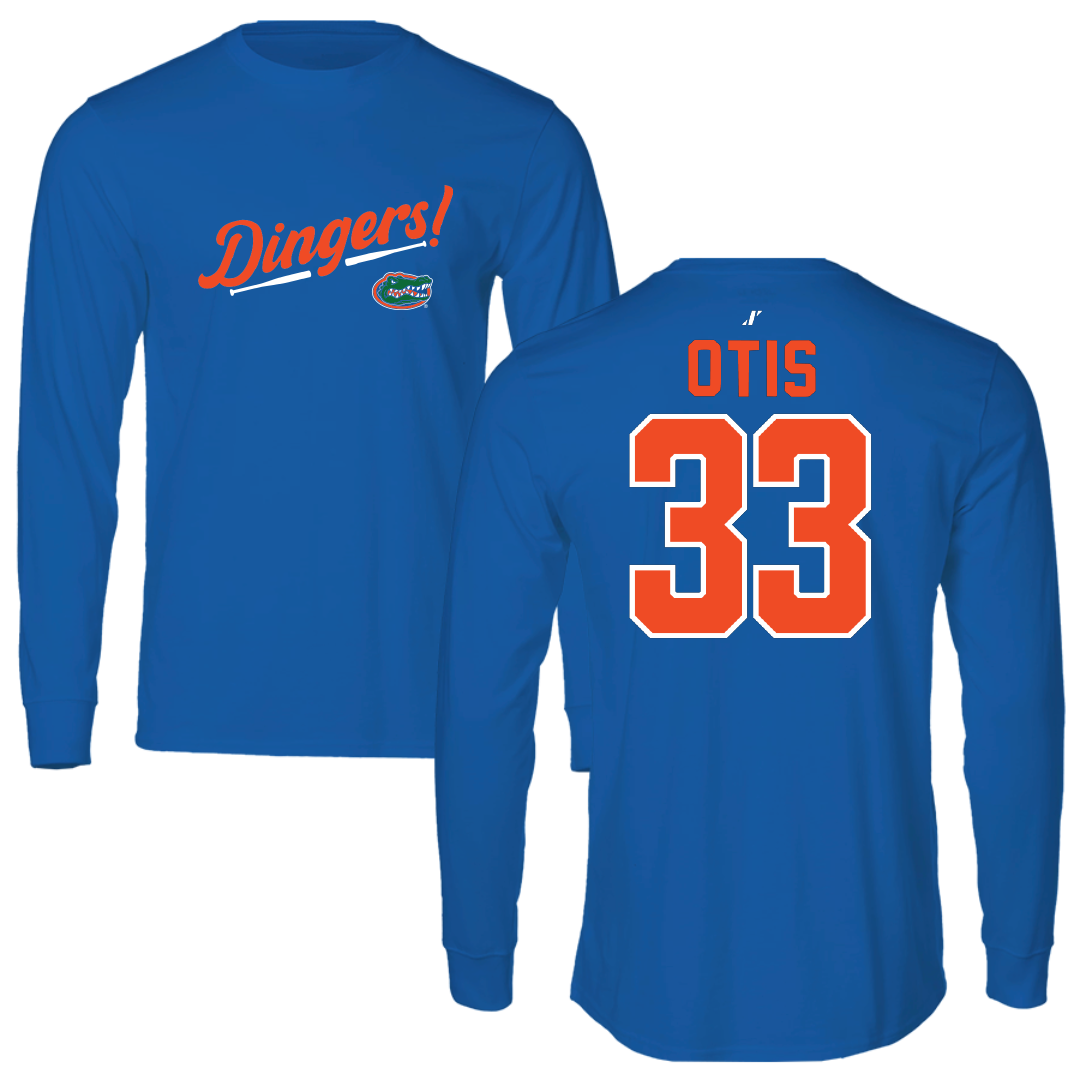 University of Florida Softball Blue Dingers Long Sleeve - #33 Korbe Otis